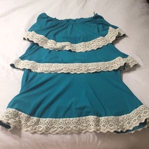 Strapless Judith March dress